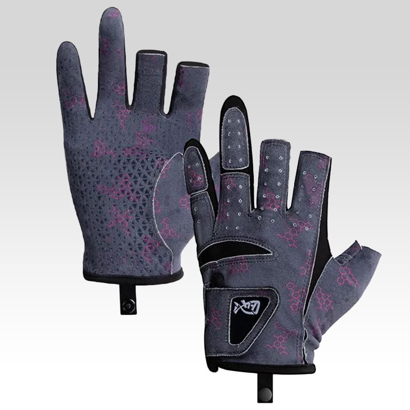 Pirštinės žvejybai su 3 atvirais pirštais